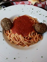 Spaghetti and Meatball Child's Plate